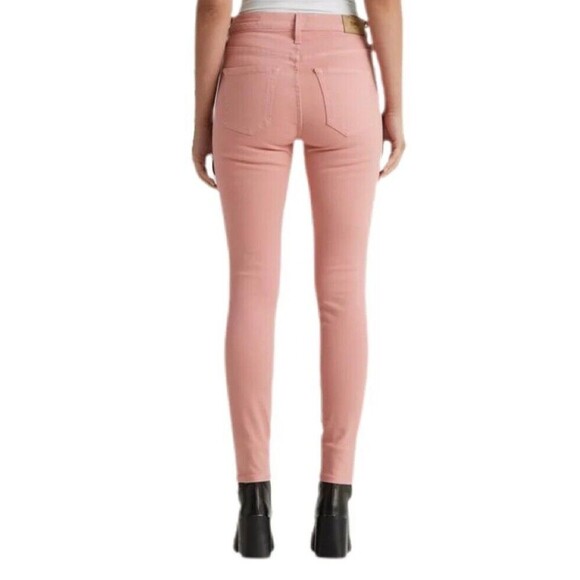 New EDWIN Women's (27) Petal Pink Pixie Mid Rise Skinny Jeans $148 - Picture 4 of 16